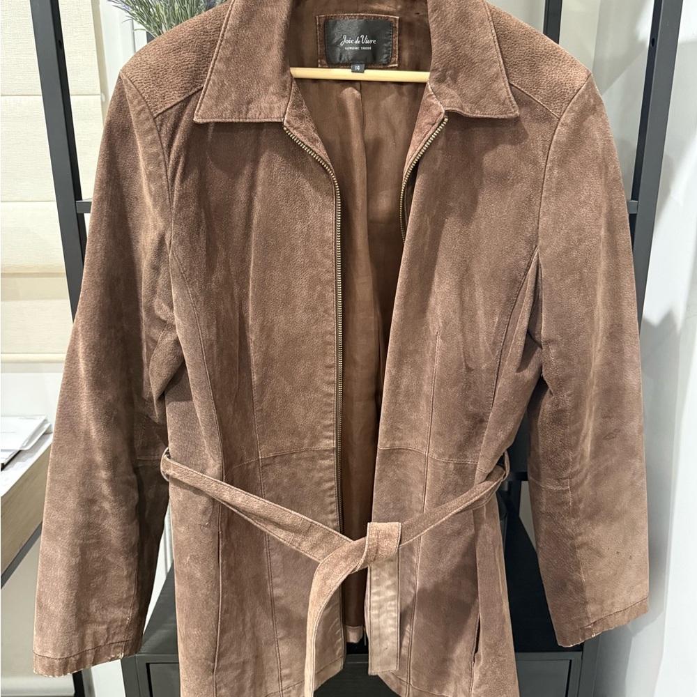 Brown Suede Women's Jacket